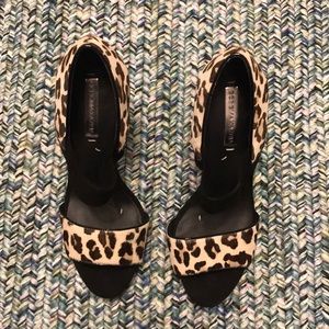 BCBG cheetah print shoes